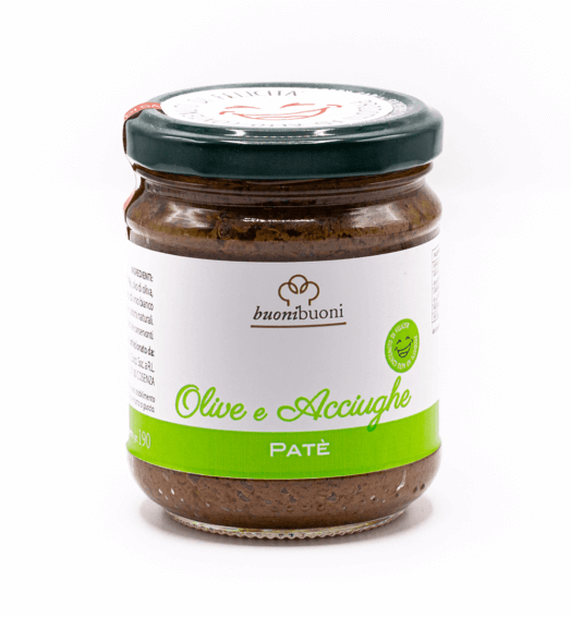 Patè olive e acciughe (190 g)