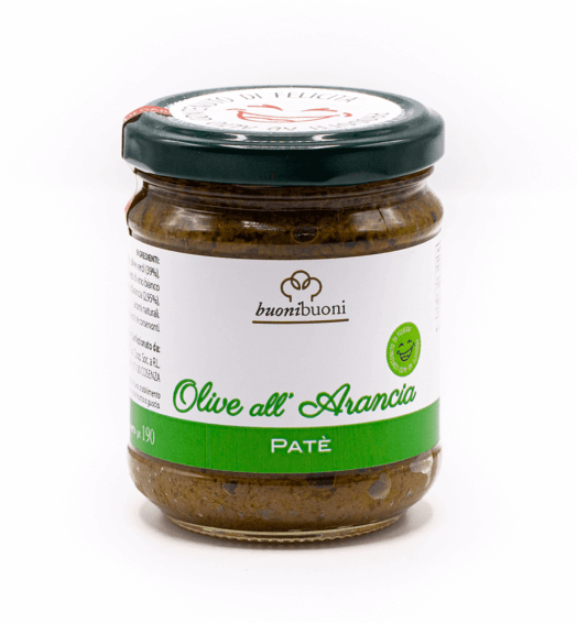 Patè olive all’arancia (190 g)